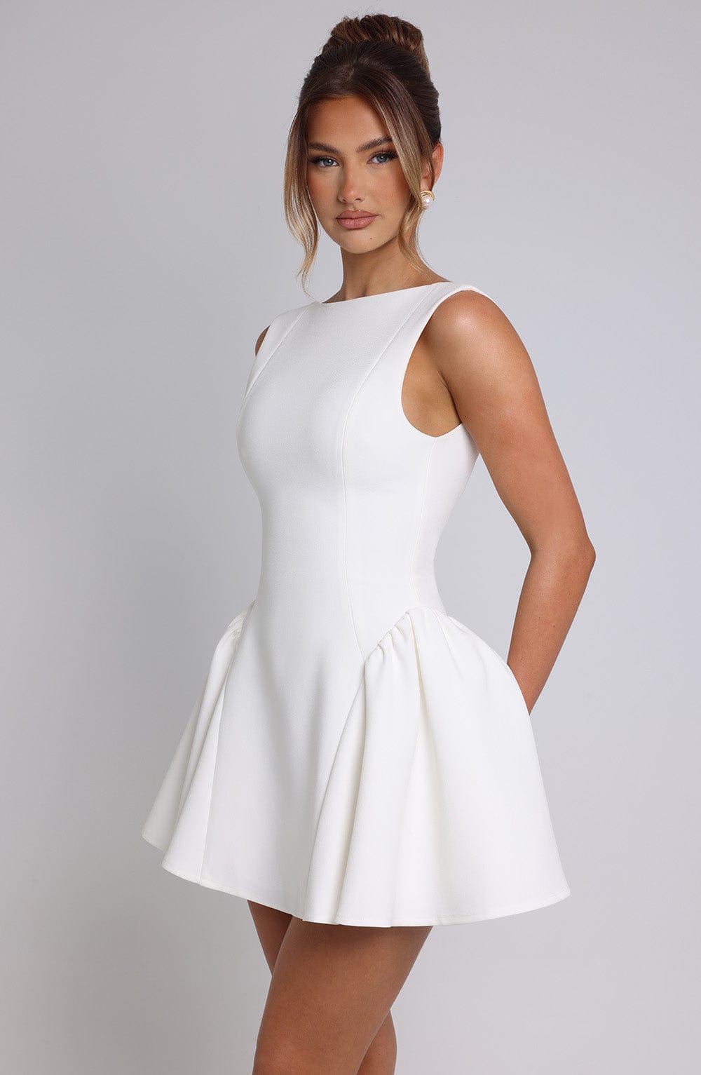 Trancoso Mini Elbise - Fildişi